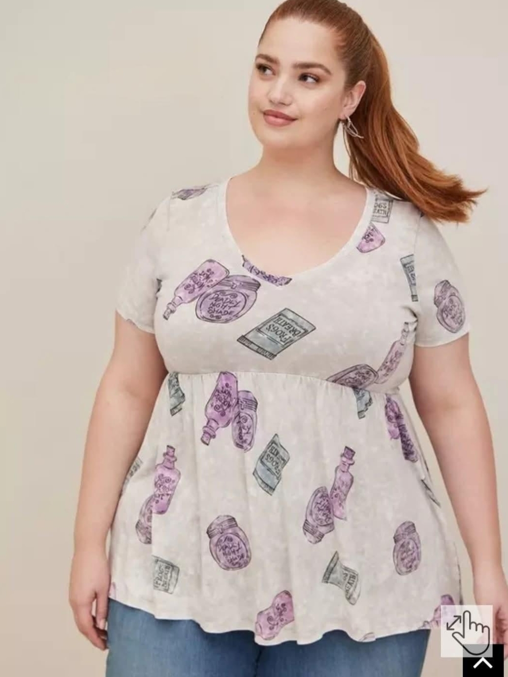 Disney The Nightmare Before Christmas Sally Potion Babydoll Top